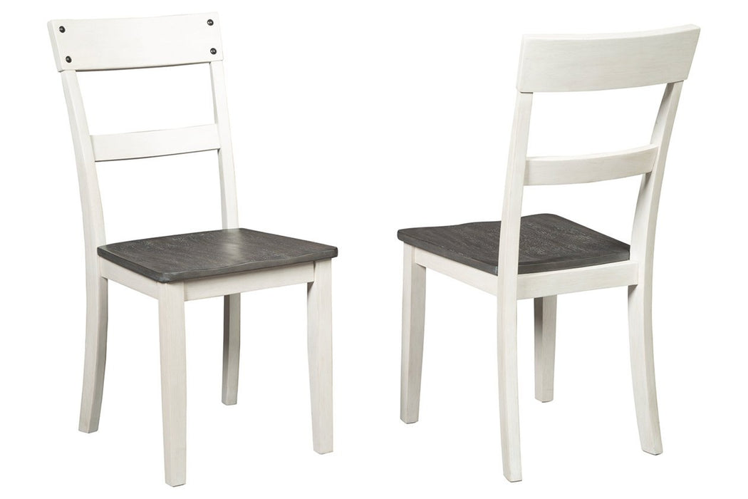 Nelling Two-tone Dining Chair (Set of 2) - Lara Furniture