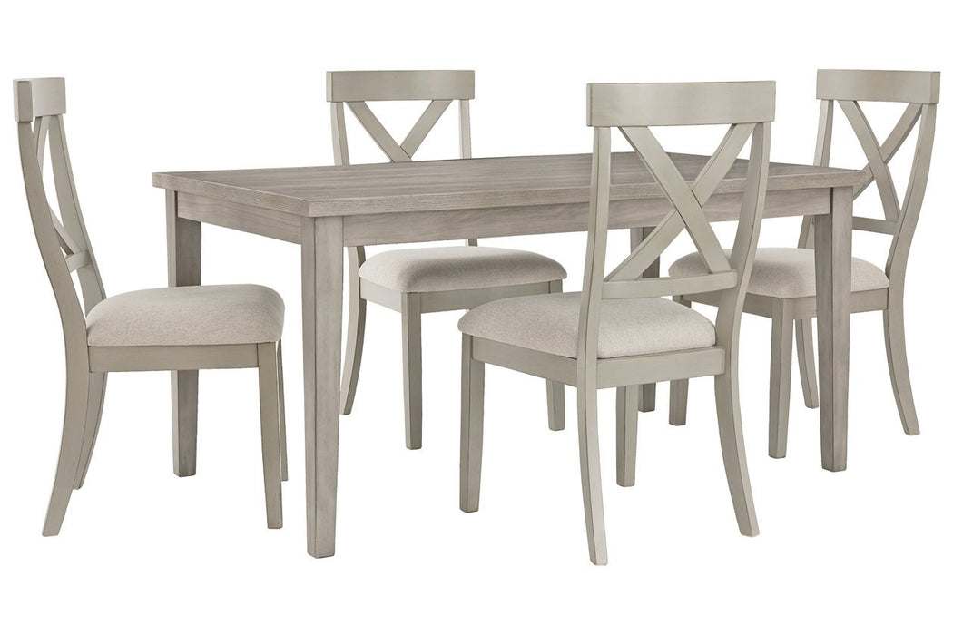 Parellen Gray Dining Table - Lara Furniture