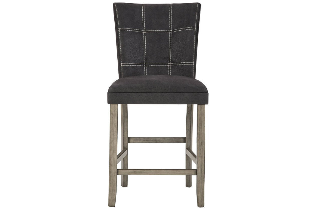 Dontally Two-tone Counter Height Bar Stool (Set of 2) - Lara Furniture