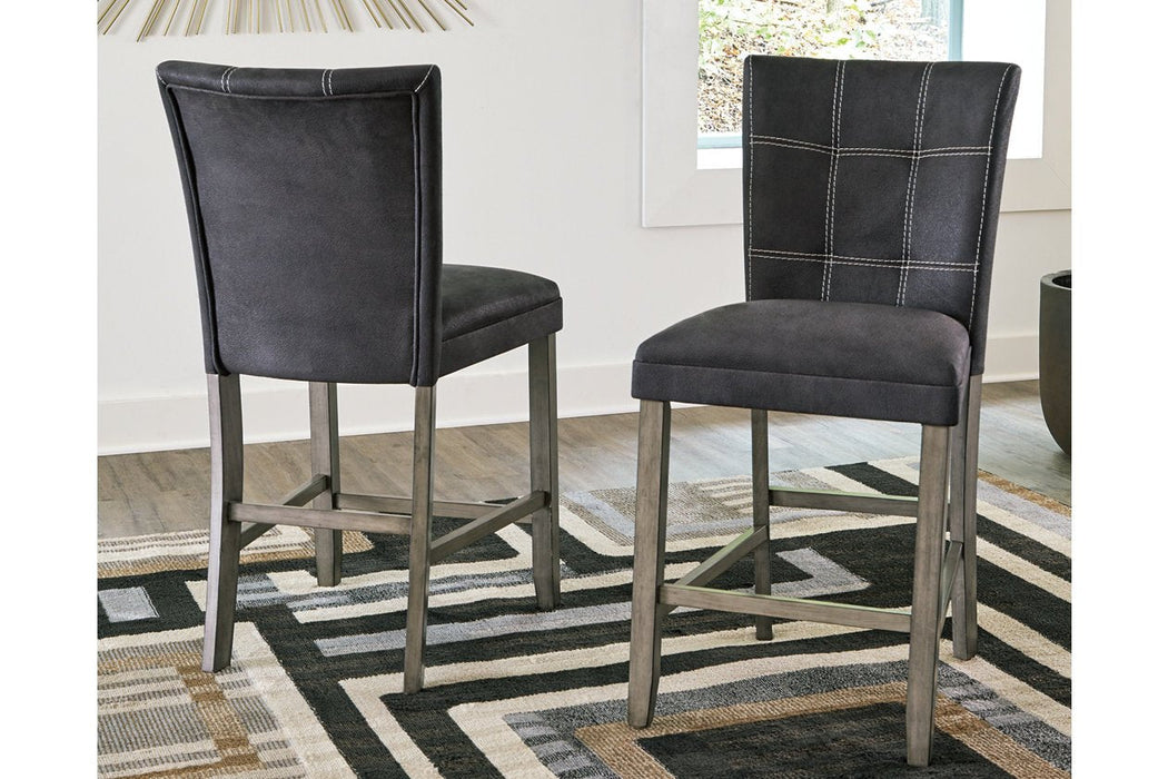 Dontally Two-tone Counter Height Bar Stool (Set of 2) - Lara Furniture