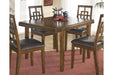 Cimeran Medium Brown Dining Table and Chairs (Set of 5) - Lara Furniture