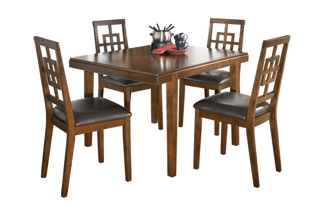 Cimeran Medium Brown Dining Table and Chairs (Set of 5) - Lara Furniture