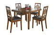 Cimeran Medium Brown Dining Table and Chairs (Set of 5) - Lara Furniture