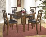 Cimeran Medium Brown Dining Table and Chairs (Set of 5) - Lara Furniture