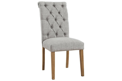 Harvina Light Gray Dining Chair (Set of 2) - Lara Furniture
