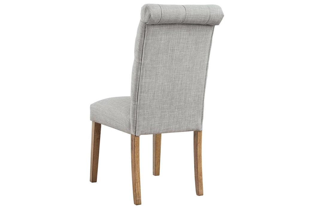 Harvina Light Gray Dining Chair (Set of 2) - Lara Furniture