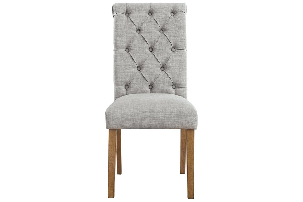 Harvina Light Gray Dining Chair (Set of 2) - Lara Furniture