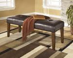 Lacey Medium Brown Dining Bench - Lara Furniture