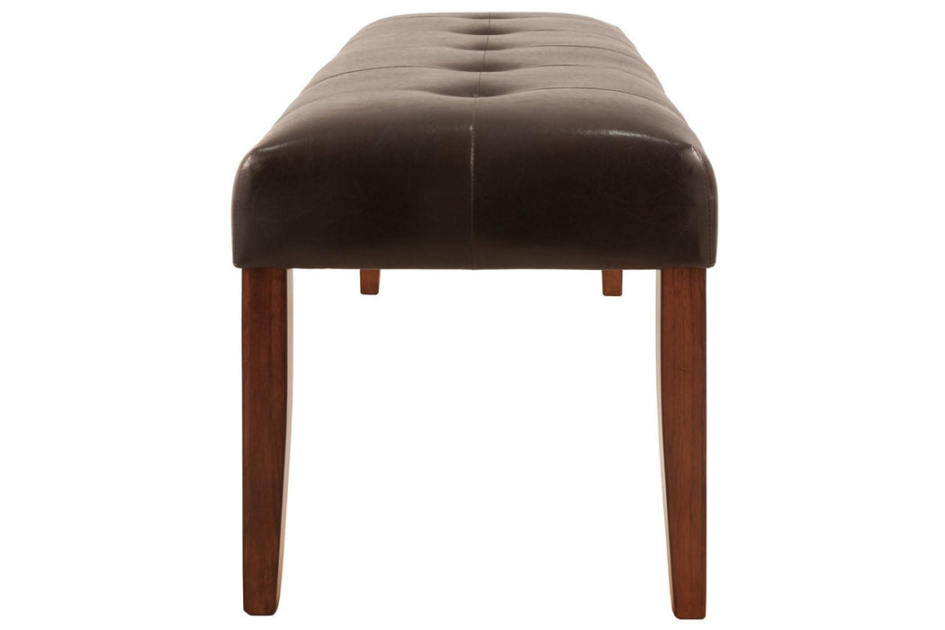 Lacey Medium Brown Dining Bench - Lara Furniture
