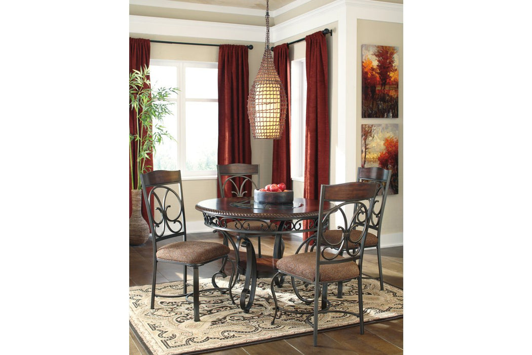 Glambrey Brown Dining Chair, Set of 4 - Lara Furniture