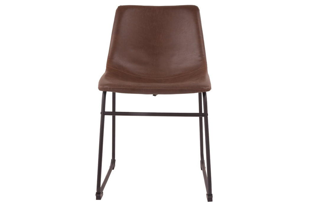 Centiar Brown/Black Dining Chair (Set of 2) - Lara Furniture