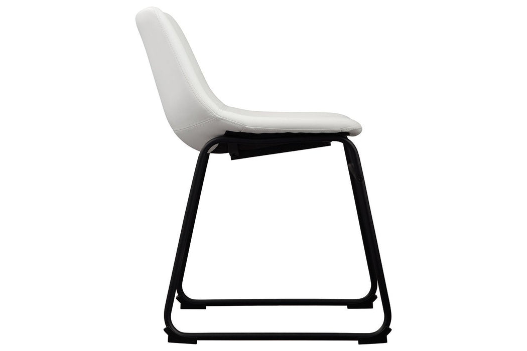 Centiar White Dining Chair (Set of 2) - Lara Furniture