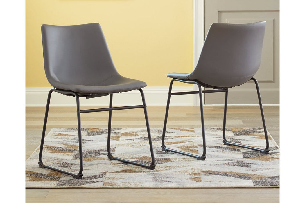 Centiar Gray Dining Chair (Set of 2) - Lara Furniture