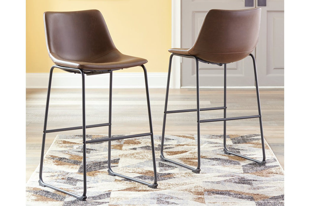 Centiar Brown Pub Height Bar Stool - Lara Furniture