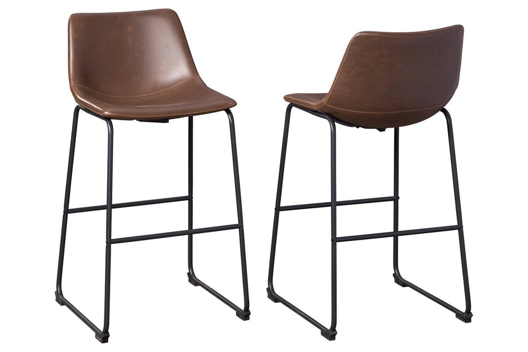 Centiar Brown Pub Height Bar Stool - Lara Furniture