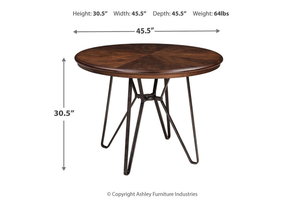 Centiar Two-tone Brown Dining Table - Lara Furniture