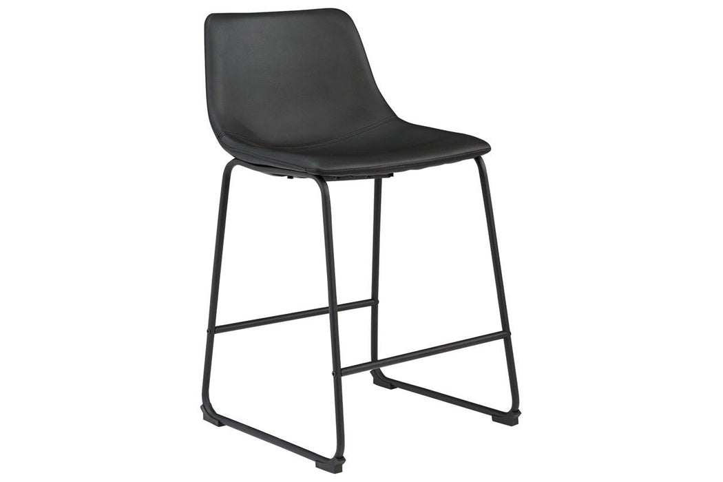 Centiar Black Counter Height Bar Stool - Lara Furniture