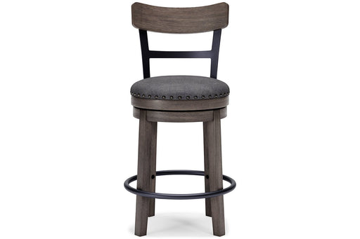 Caitbrook Gray Counter Height Bar Stool - Lara Furniture