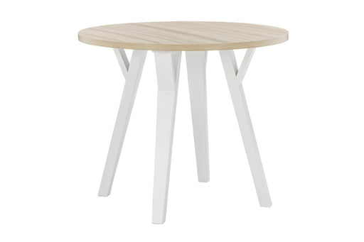 Grannen White/Natural Dining Table - Lara Furniture