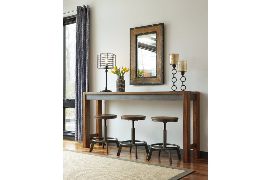 Torjin Brown/Gray Counter Height Dining Table - Lara Furniture