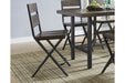 Kavara Medium Brown Counter Height Bar Stool (Set of 2) - Lara Furniture