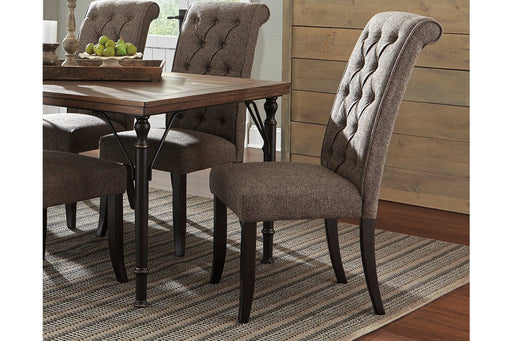 Tripton Graphite Dining Chair (Set of 2) - Lara Furniture