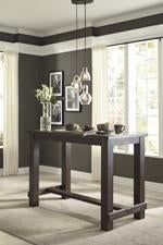 Drewing Brown Bar Height Table - Lara Furniture