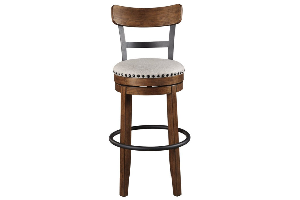 Valebeck Brown Bar Height Bar Stool - Lara Furniture