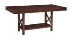 Collenburg Dark Brown Counter Height Dining Extension Table - Lara Furniture