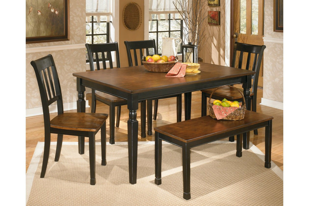 Owingsville Black/Brown Dining Chair (Set of 2) - Lara Furniture