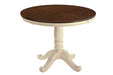 Whitesburg Cottage White Dining Table Base - Lara Furniture