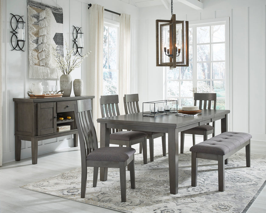 Hallanden Gray Dining Set