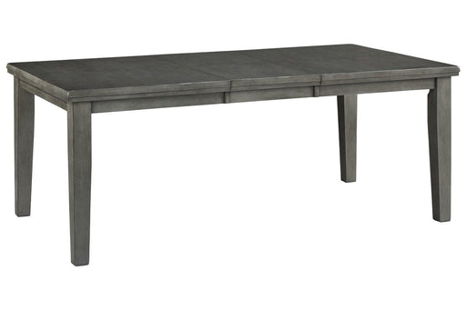Hallanden Gray Dining Extension Table - Lara Furniture