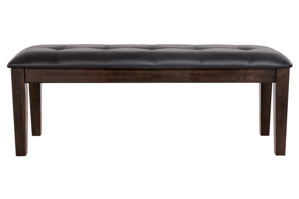 Haddigan Dark Brown Dining Bench - Lara Furniture