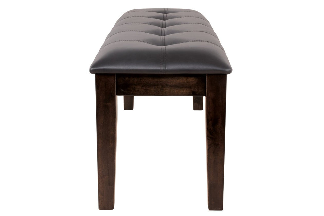 Haddigan Dark Brown Dining Bench - Lara Furniture