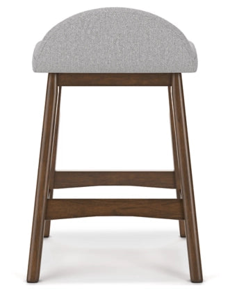 Lyncott Light -Gray Counter Height Bar Stool