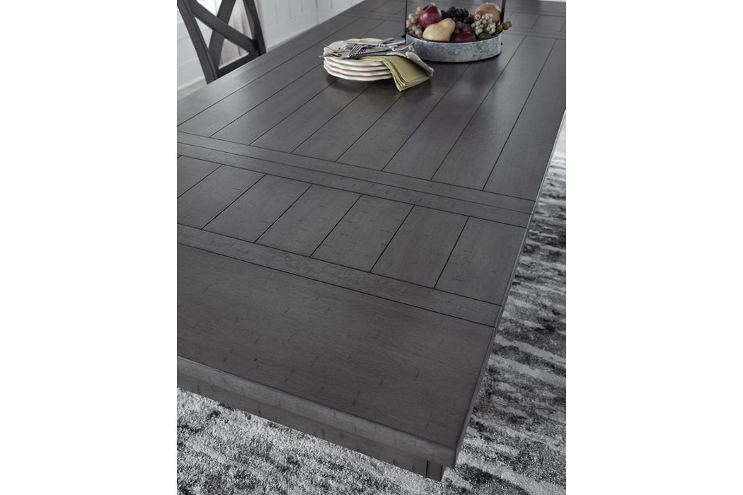 Myshanna Gray Counter Height Dining Extension Table - Lara Furniture