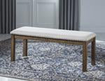 Moriville Beige Dining Bench - Lara Furniture