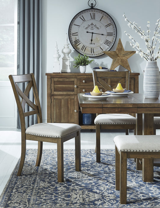 Moriville Grayish Brown Dining Room Set - Lara Furniture