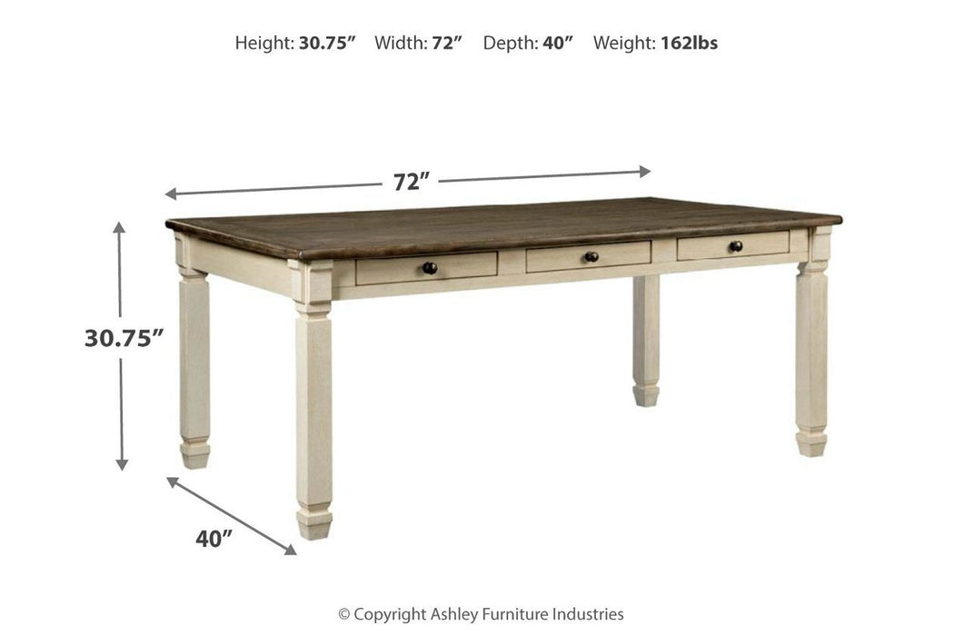 Bolanburg Two-tone Dining Table - Lara Furniture