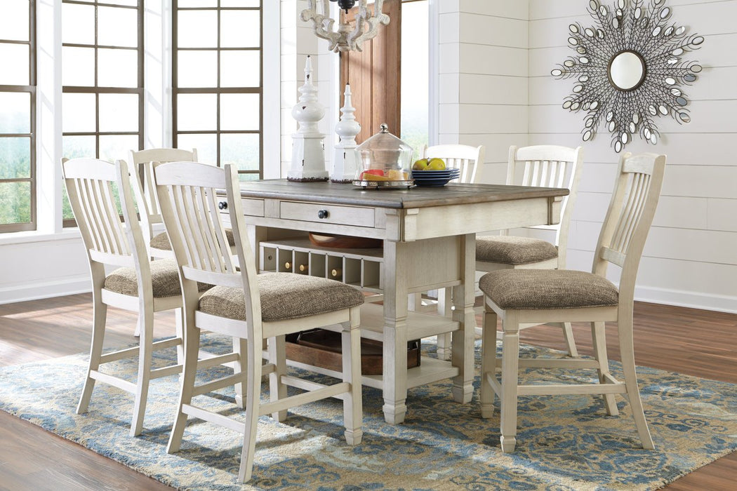 Bolanburg Two-tone Counter Height Dining Table - Lara Furniture