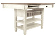 Bolanburg Two-tone Counter Height Dining Table - Lara Furniture