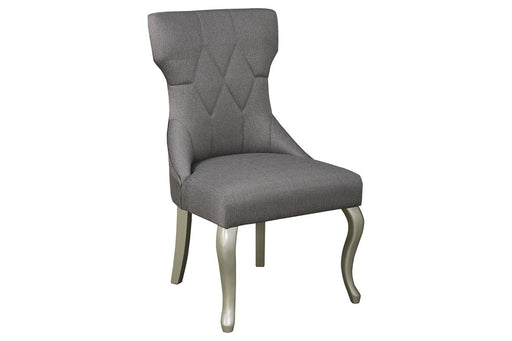Coralayne Dark Gray Dining Chair (Set of 2) - Lara Furniture