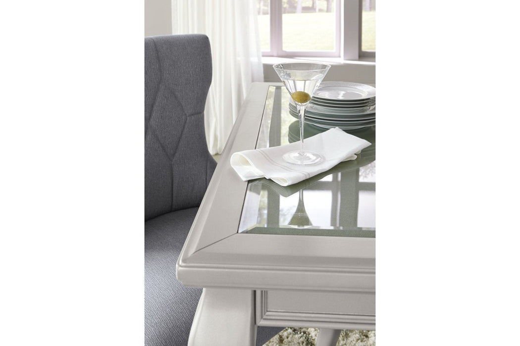 Coralayne Silver Dining Extension Table - Lara Furniture