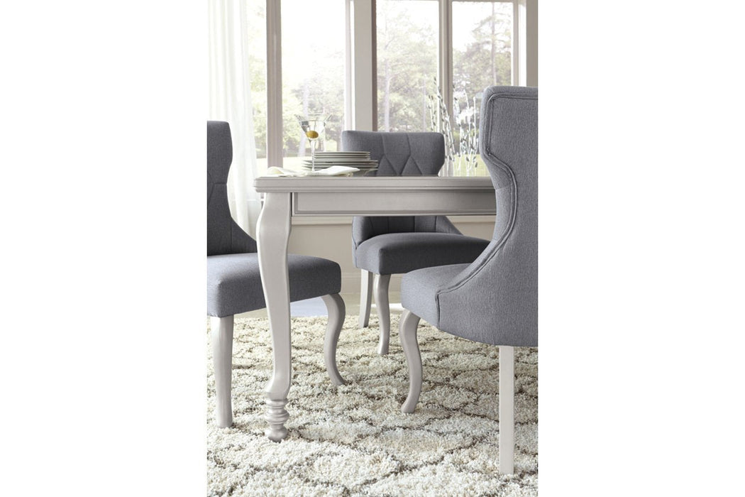 Coralayne Silver Dining Extension Table - Lara Furniture