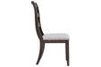 Adinton Reddish Brown Dining Chair (Set of 2) - Lara Furniture