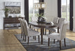 Adinton Reddish Brown Dining Room Set - Lara Furniture