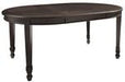 Adinton Reddish Brown Dining Extension Table - Lara Furniture