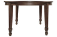 Adinton Reddish Brown Dining Extension Table - Lara Furniture