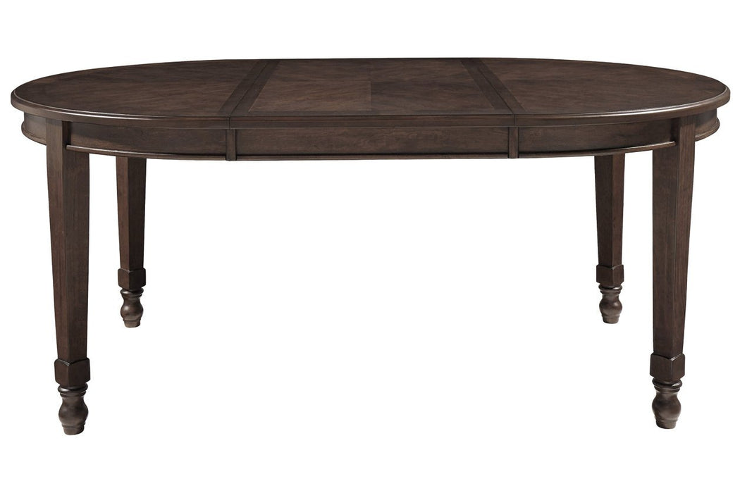 Adinton Reddish Brown Dining Extension Table - Lara Furniture